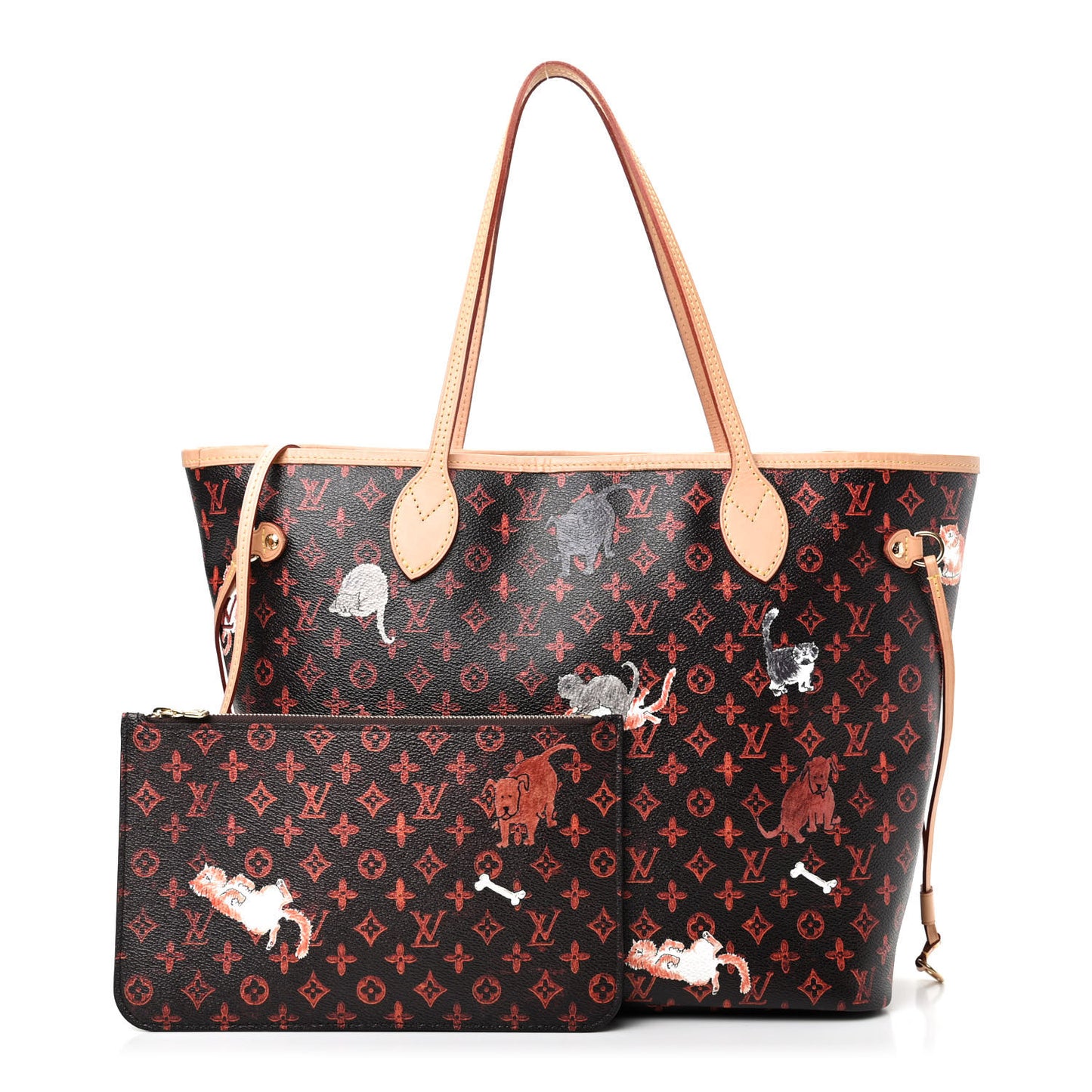 Catogram Neverfull MM Marron