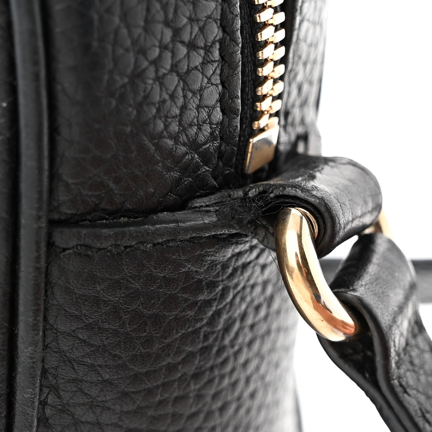 Gucci Pebbled Calfskin Small Soho Disco Bag Black 14 of 15