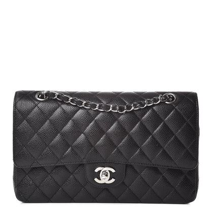 Chanel Caviar Quilted Medium Double Flap Black 1 of 11