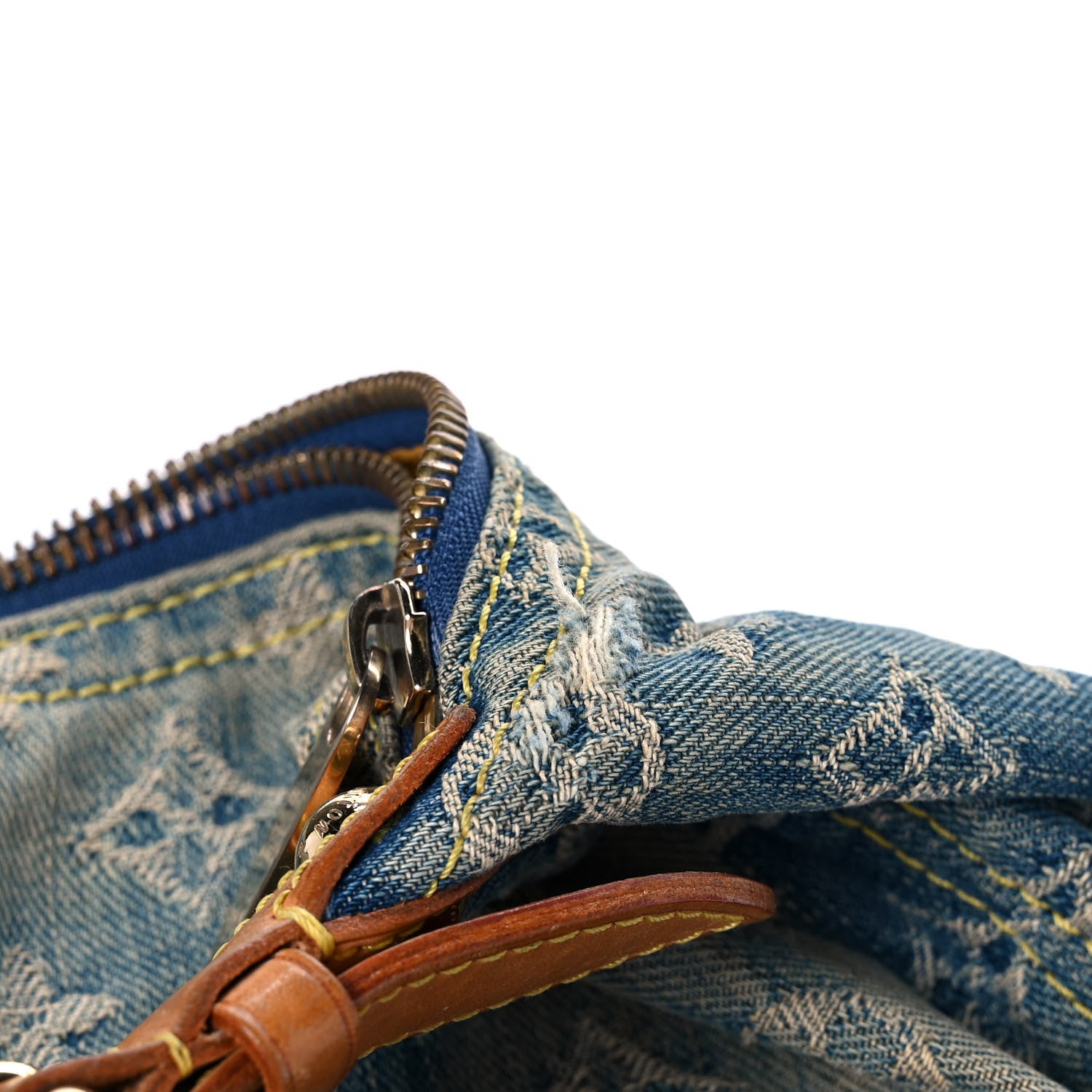 Louis Vuitton Denim Baggy GM Blue 12 of 13