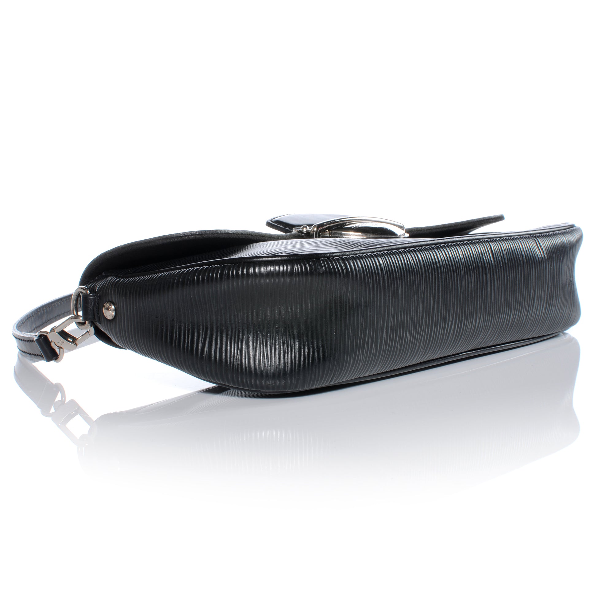 Louis Vuitton Epi Montaigne Clutch Black 4 of 7