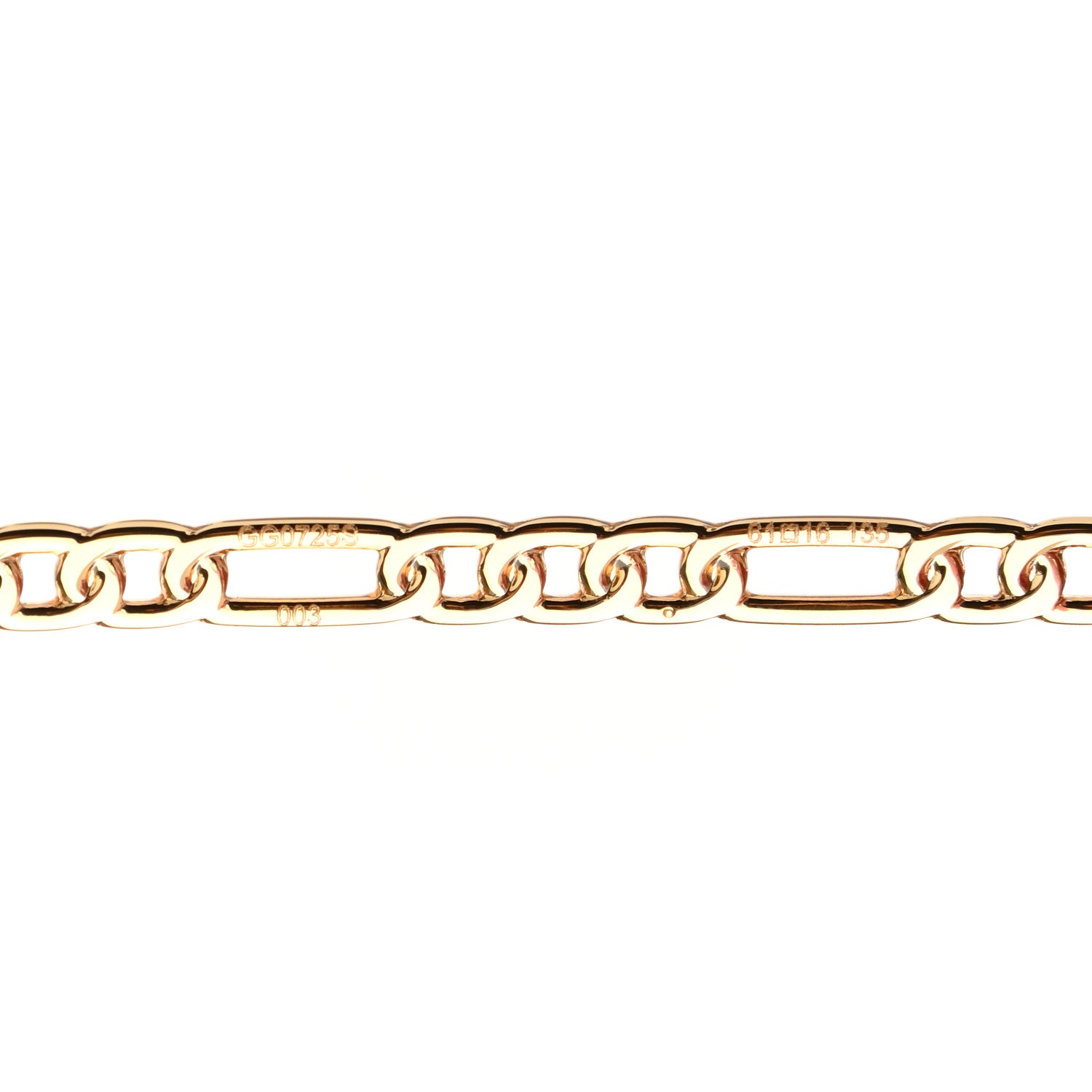 Gucci Aviator Charm Chain GG0725S Sunglasses Gold Pink 6 of 8