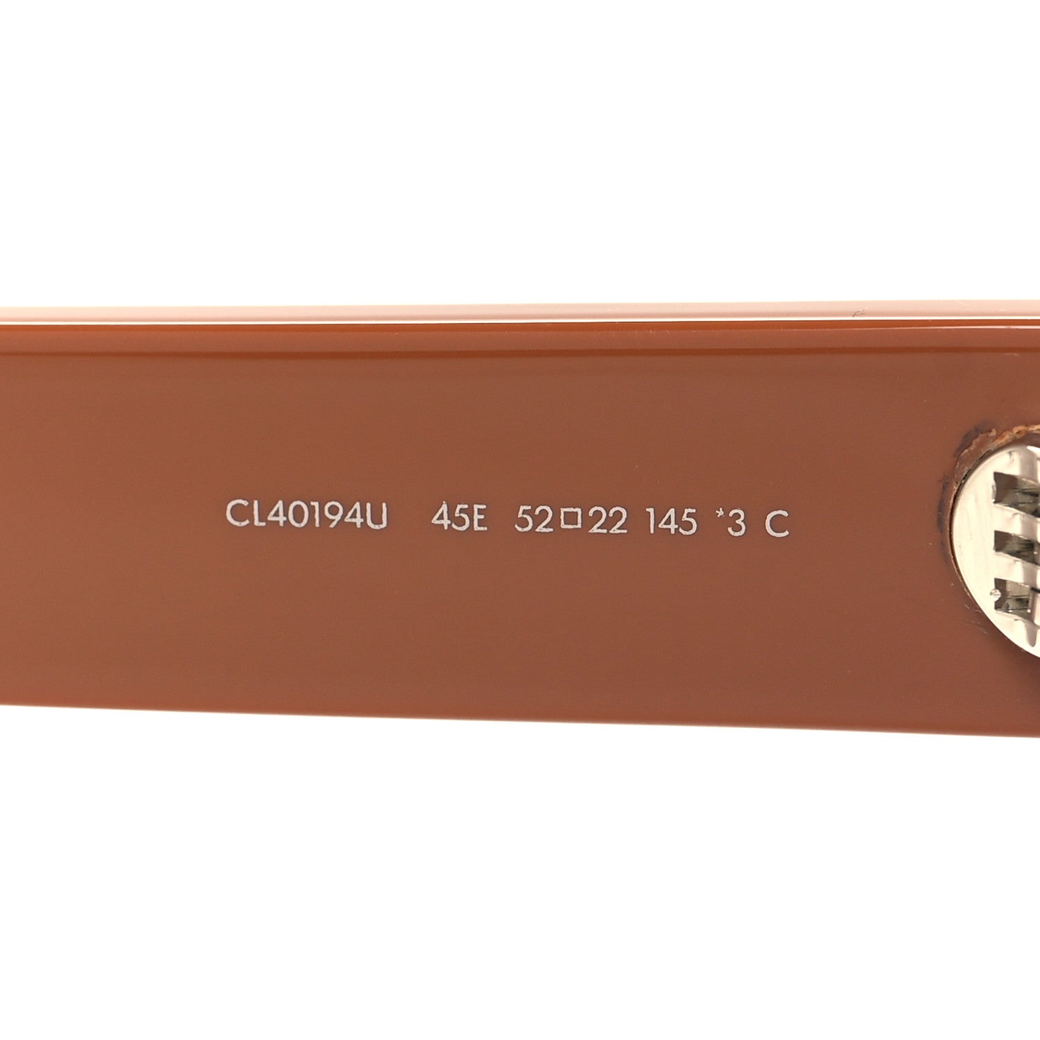 Celine Acetate Triomphe 01 Sunglasses CL40194U Brown 6 of 7