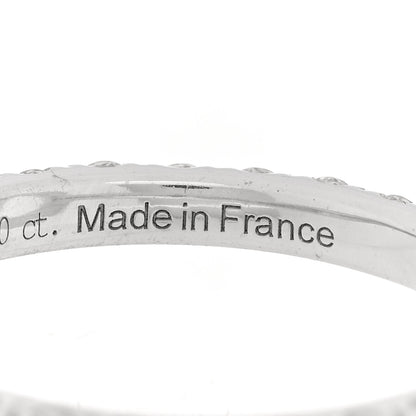 Hermes 18K White Gold Diamond Finesse Ring 51 5.75 6 of 6