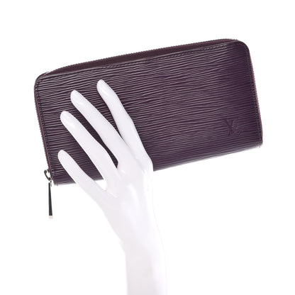 Louis Vuitton Epi Zippy Wallet Cassis 2 of 13