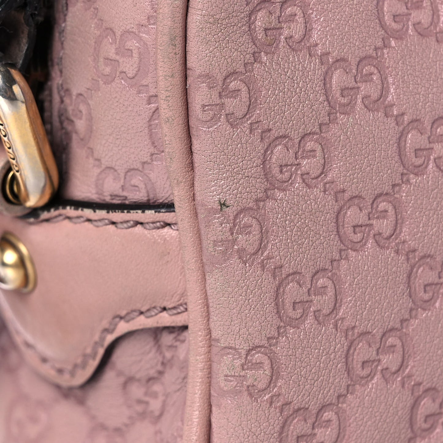 Microguccissima Sunshine Disco Crossbody Bag Light Pink