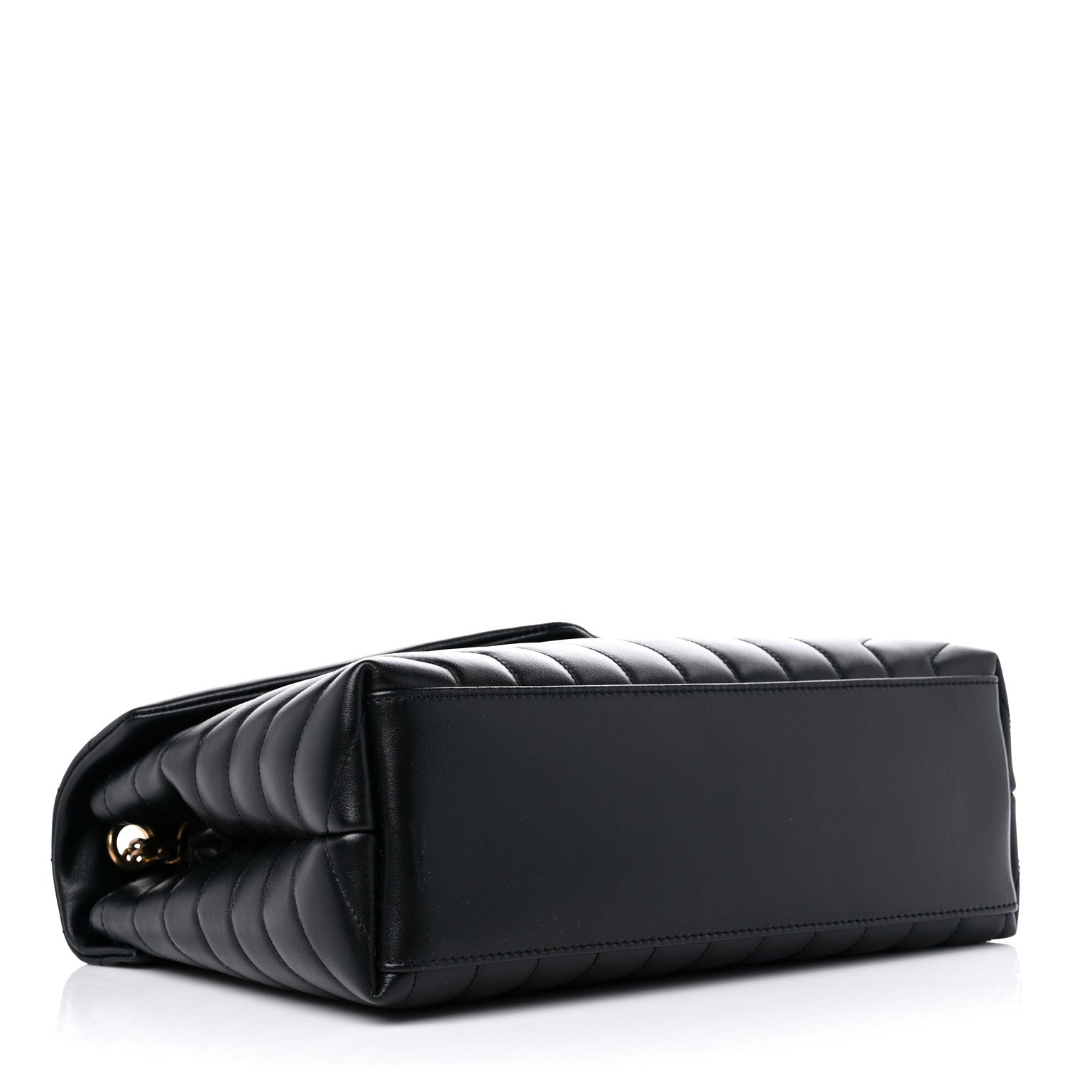 Saint Laurent Calfskin Y Quilted Monogram Medium Loulou Chain Satchel Black 4 of 11