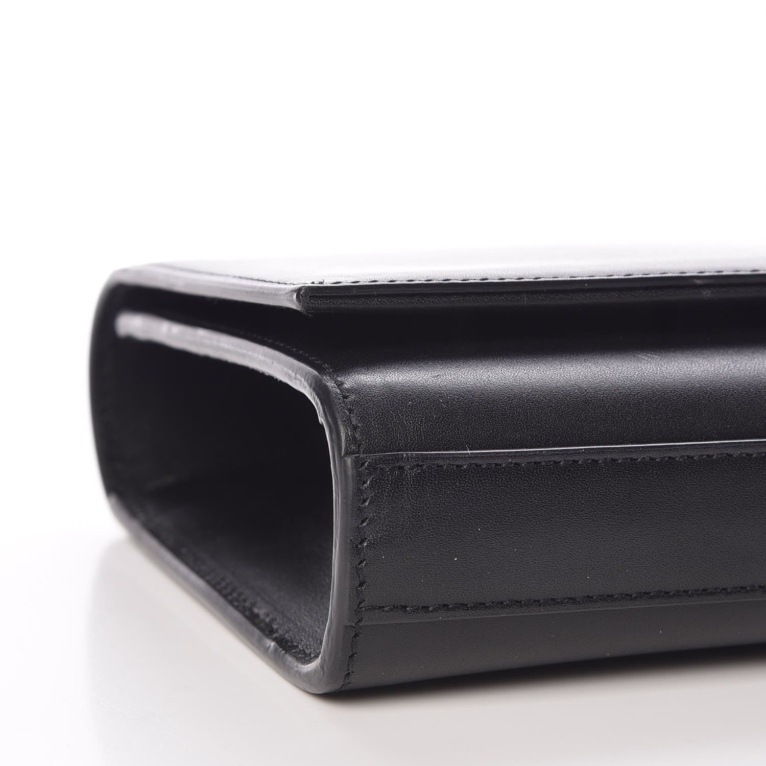 Saint Laurent Calfskin Classic Monogram Tassel Clutch Black 12 of 13