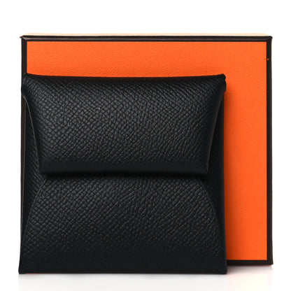 Hermes Epsom Bastia Coin Purse Black 8 of 8