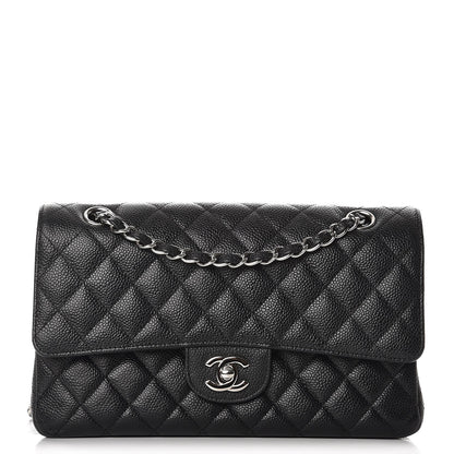 Chanel Caviar Quilted Medium Double Flap Black 1 of 9