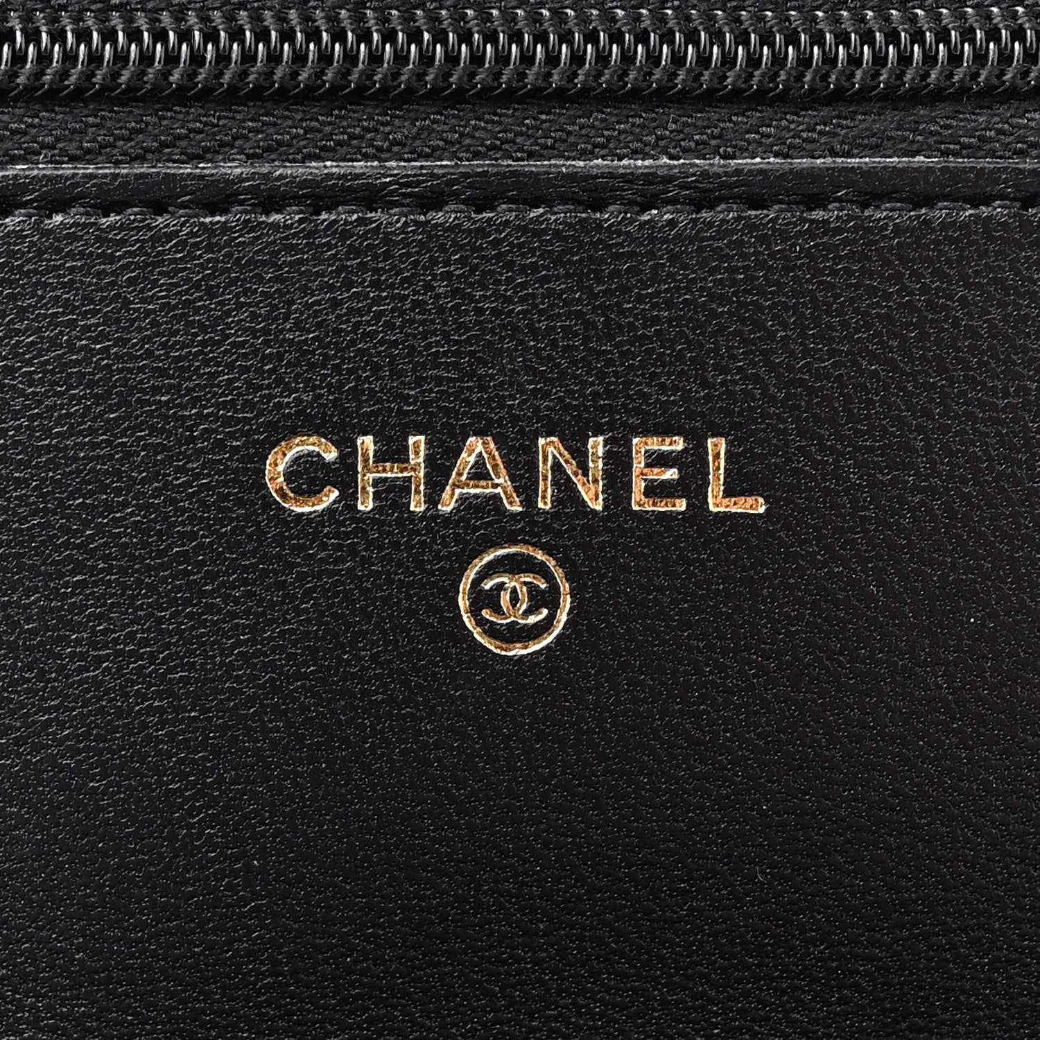 Chanel Lambskin Quilted Wallet On Chain WOC Black 6 of 11
