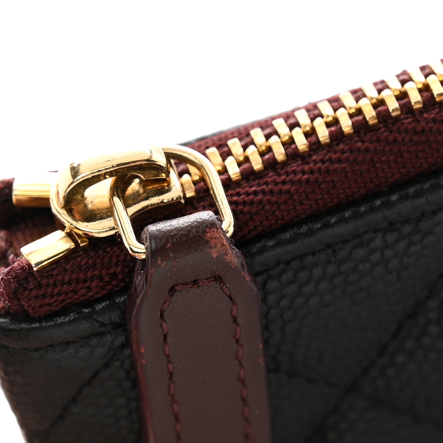 Chanel Caviar Quilted Small Cosmetic Case Black 8 of 11
