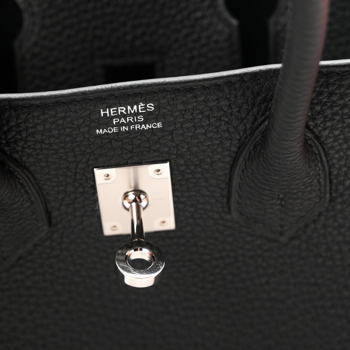 Hermes Togo Birkin 25 Black 6 of 11