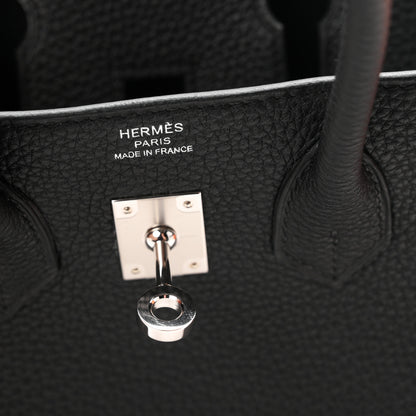 Hermes Togo Birkin 25 Black 6 of 11