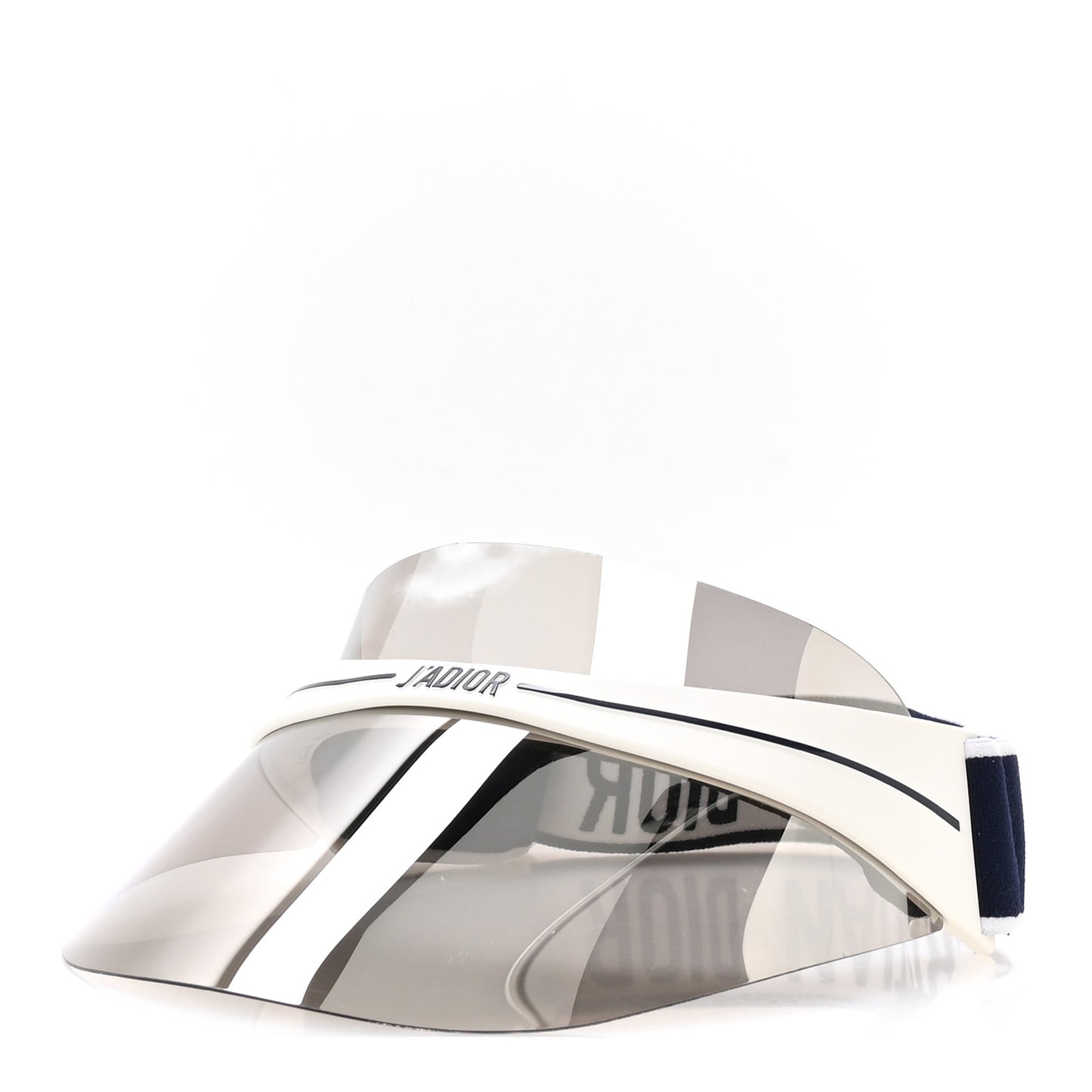 Mirrored DiorClub1 Sun Visor Silver Silver
