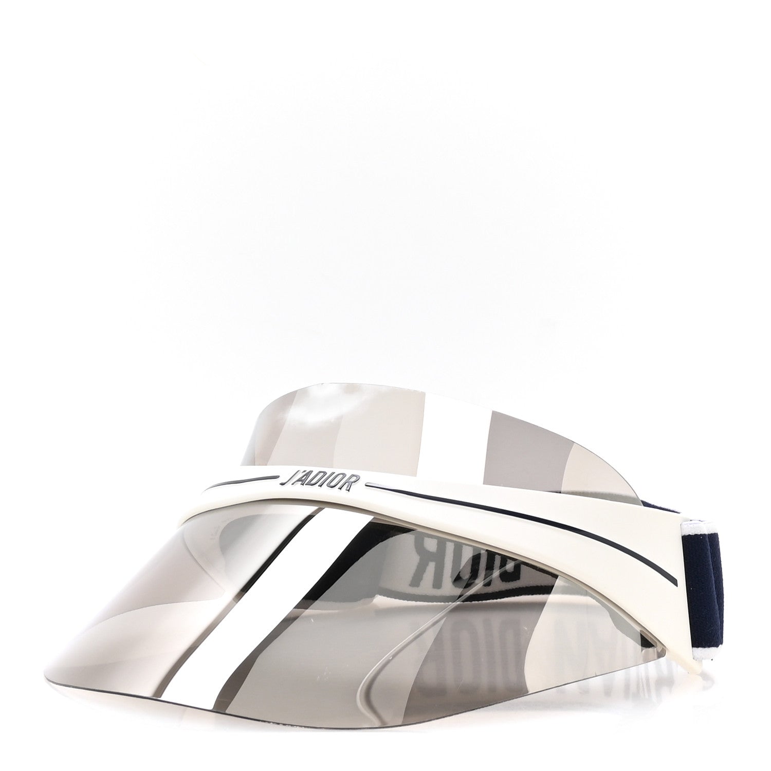 Christian Dior Mirrored DiorClub1 Sun Visor Silver Silver 1 of 11