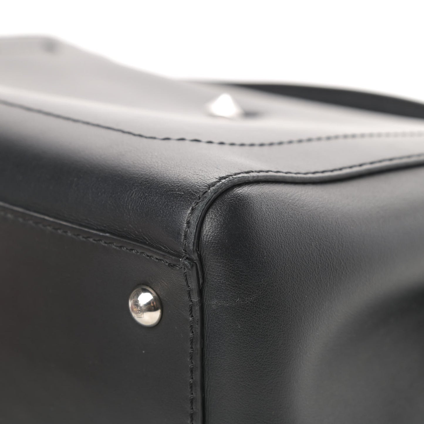 Vitello Baltico Dolce DotCom Satchel Black Blue Royal