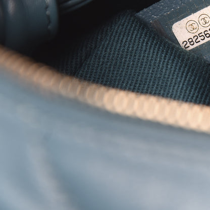 Chanel Lambskin Quilted Small Bowling Bag Turquoise 7 of 10