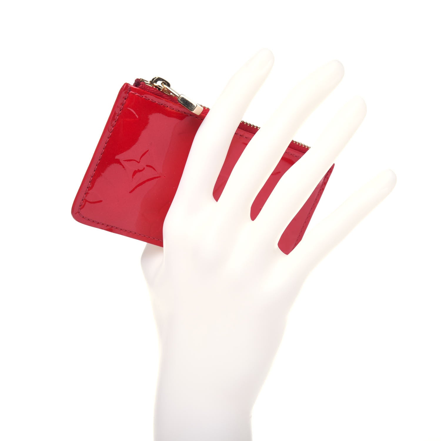 Louis Vuitton Vernis Key Pouch Rouge 2 of 10