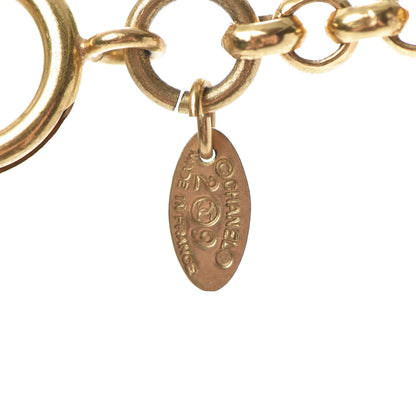 Chanel CC Medallion Chain Necklace Gold 6 of 6