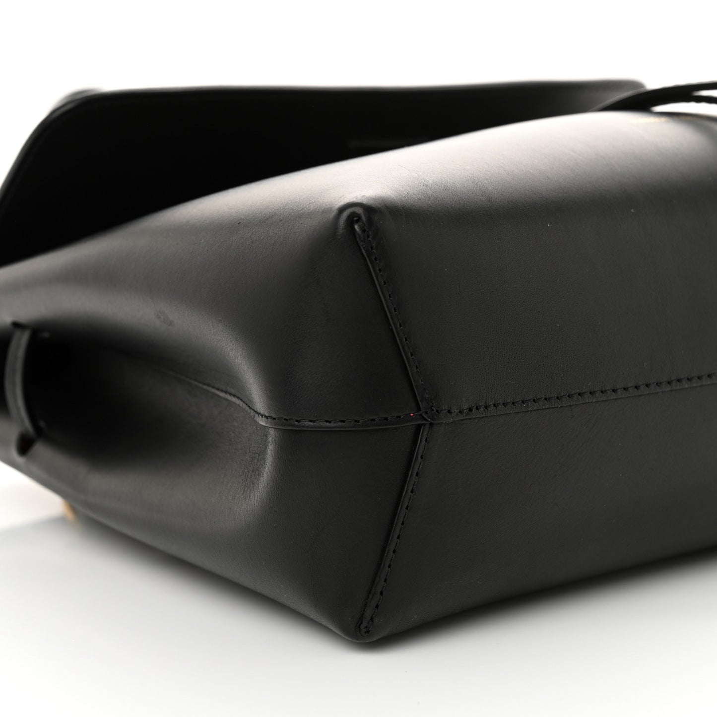 Calfskin Mini Lady Bag Black Flamma
