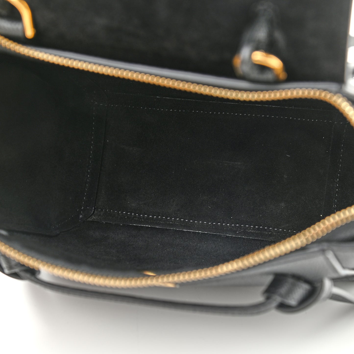 Grained Calfskin Nano Belt Bag Black