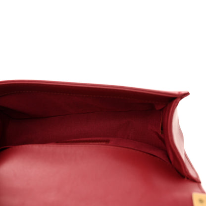 Chanel Lambskin Quilted Small Boy Flap Dark Red 5 of 10