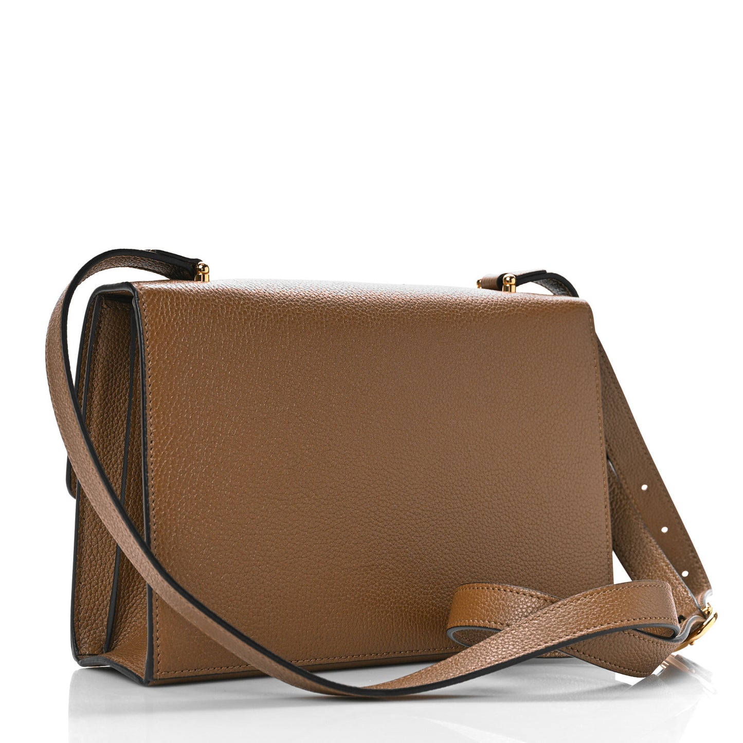 Grainy Calfskin Small Zumi Shoulder Bag Friky Taupe