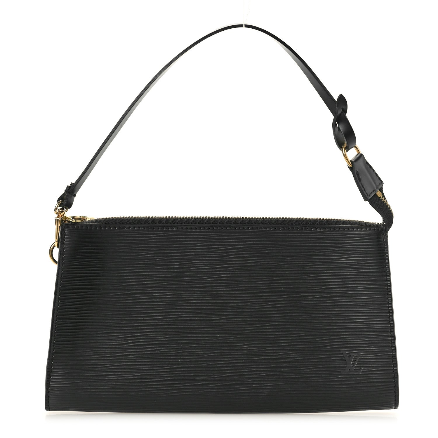 Louis Vuitton Epi Pochette Accessories 24 Black 1 of 10