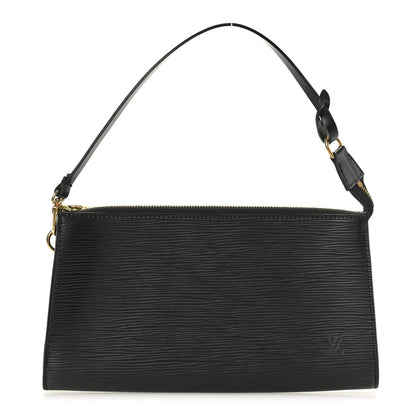 Louis Vuitton Epi Pochette Accessories 24 Black 1 of 10