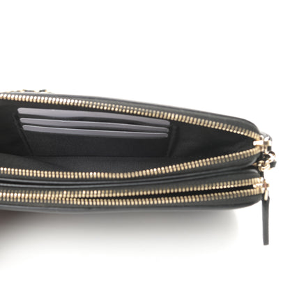 Chanel Caviar Quilted CC Filigree Clutch With Chain Black 5 of 13