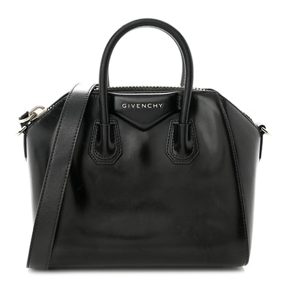 Givenchy Shiny Lord Calfskin Mini Antigona Black 1 of 19