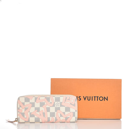 Louis Vuitton Damier Azur Tahitienne Clemence Wallet 8 of 8