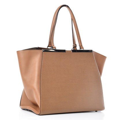 Fendi Vitello Elite Flamingo Large 3Jours Tote Orzo 3 of 11