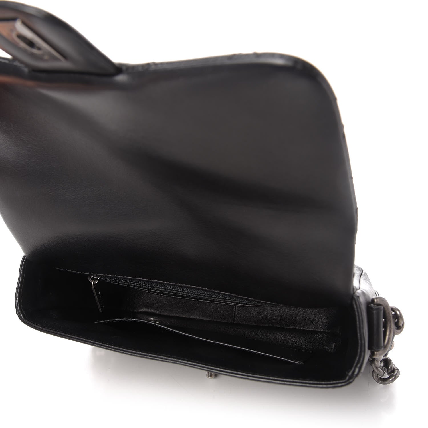 Chanel Calfskin Quilted Medium Rock My Shoulder Flap Black 5 of 10