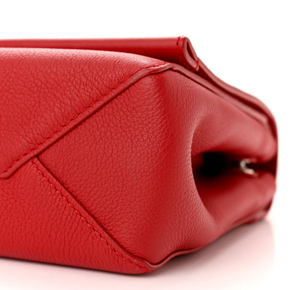 Louis Vuitton Calfskin Lockme II Chain Bag BB Rubis 10 of 13