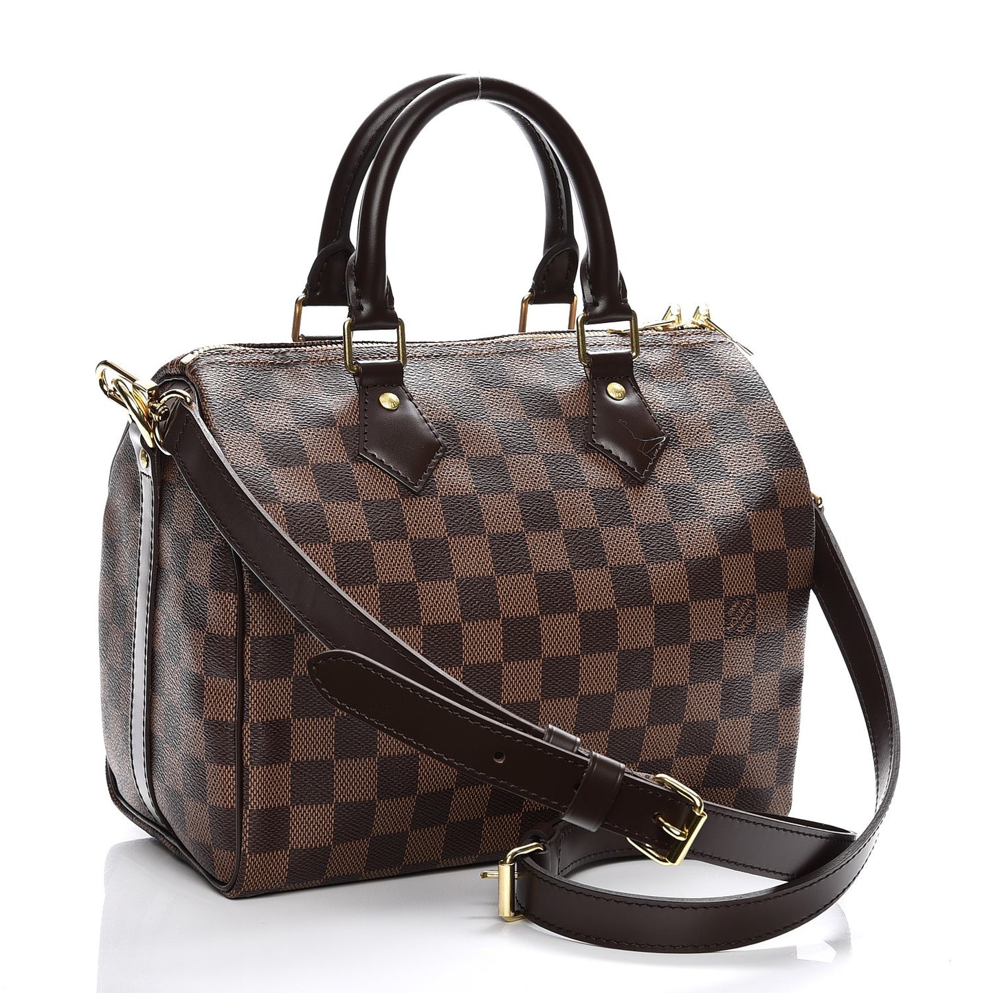 Damier Ebene Speedy Bandouliere 25