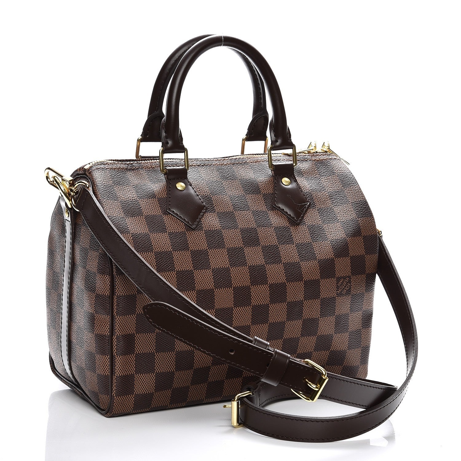 Louis Vuitton Damier Ebene Speedy Bandouliere 25 4 of 9