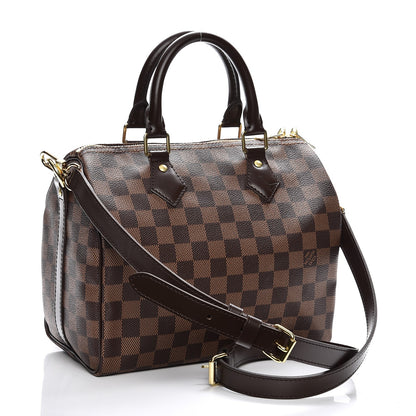 Louis Vuitton Damier Ebene Speedy Bandouliere 25 4 of 9