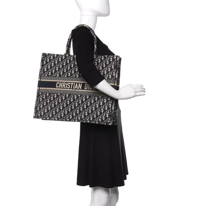 Christian Dior Oblique Book Tote Blue Multicolor 2 of 10