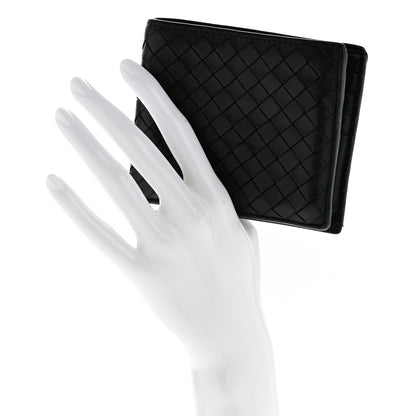 Bottega Veneta Nappa Intrecciato Bi-Fold Wallet Black 2 of 12
