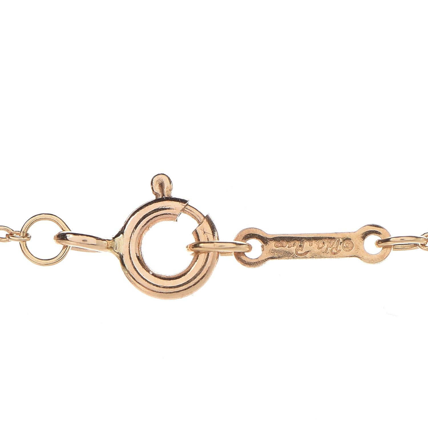 Tiffany 18K Yellow Gold Paloma Picasso Loving Heart Necklace 7 of 8