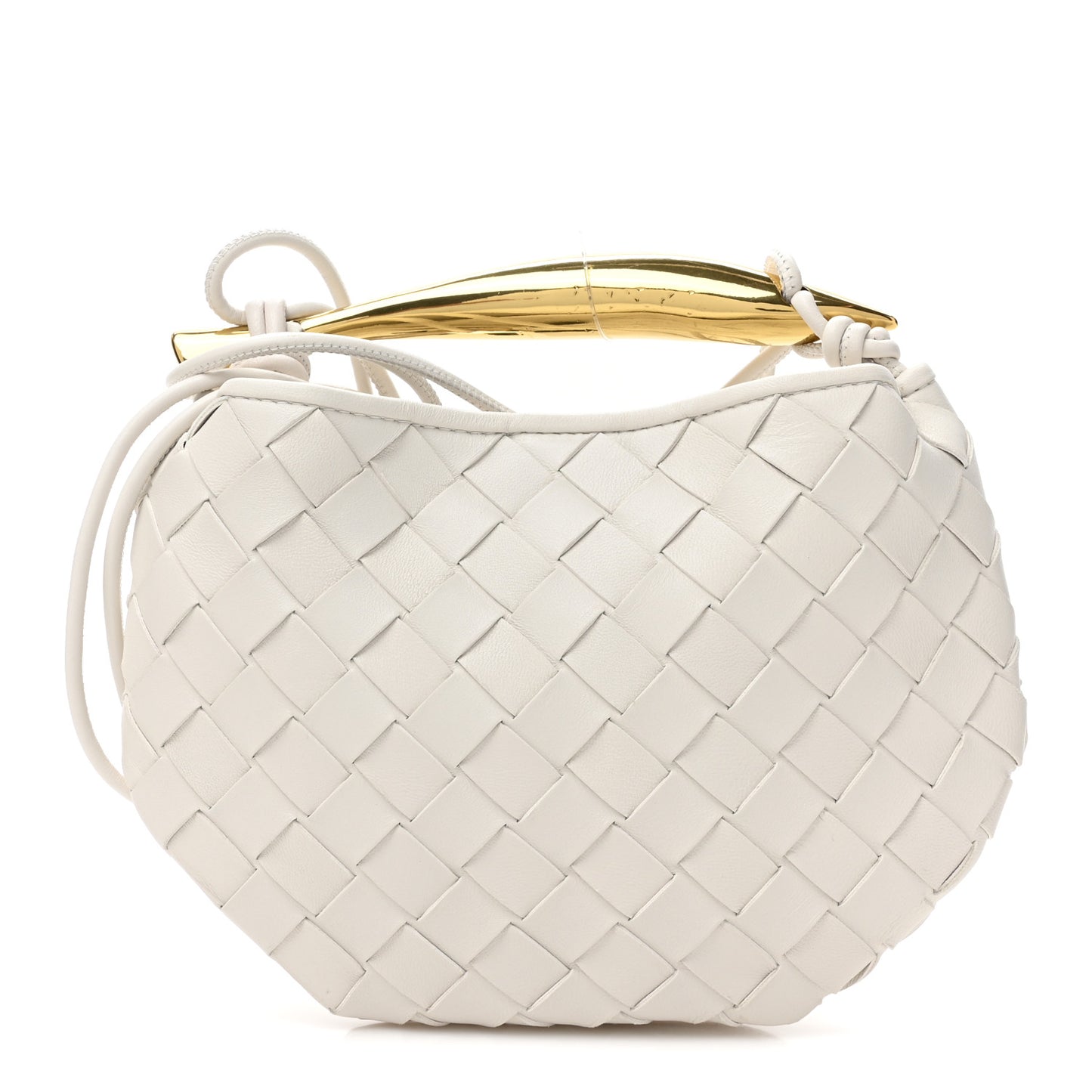 Nappa Intrecciato Mini Sardine Bag Chalk
