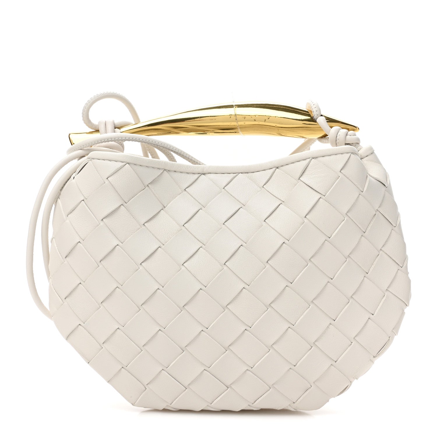 Bottega Veneta Nappa Intrecciato Mini Sardine Bag Chalk 1 of 9