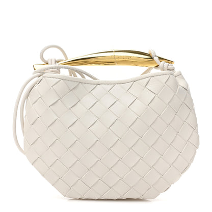 Bottega Veneta Nappa Intrecciato Mini Sardine Bag Chalk 1 of 9