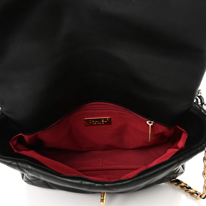 Chanel Goatskin Quilted Large Chanel 19 Flap Black 5 of 11
