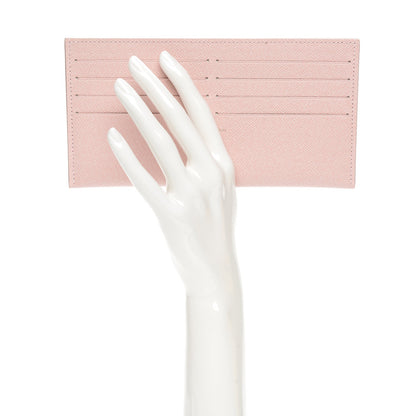Louis Vuitton Calfskin Felicie Card Holder Insert Rose Ballerine 2 of 6