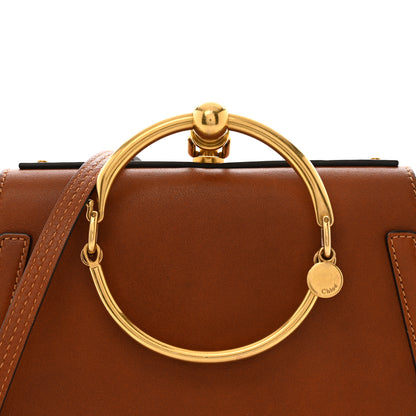 Chloe Calfskin Suede Medium Nile Bracelet Bag Caramel 8 of 15