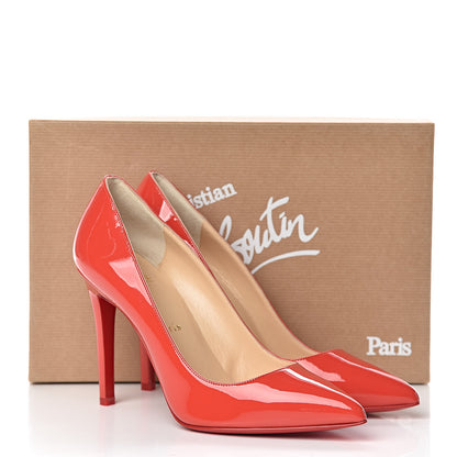 Christian Louboutin Patent Pigalle 100 Pumps 37 Bisou 8 of 8