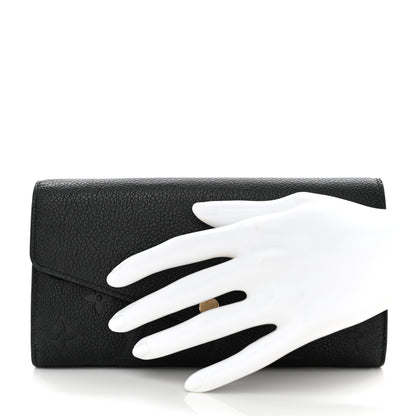 Louis Vuitton LOUIS VUITTON Empreinte Curieuse Wallet Black 2 of 8